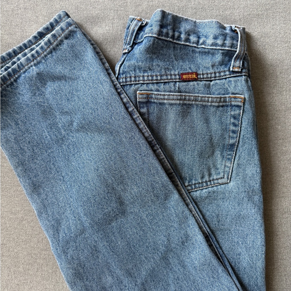 Rustler Jeans by Wrangler Light Blue Relaxed Jeans